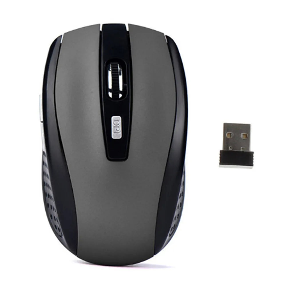 Mouse wireless 2.4G Mouse da gioco 2.4Ghz Mouse wireless ottico 6D Mini mouse silenzioso sottile DPI1600 per MacBook PC portatile