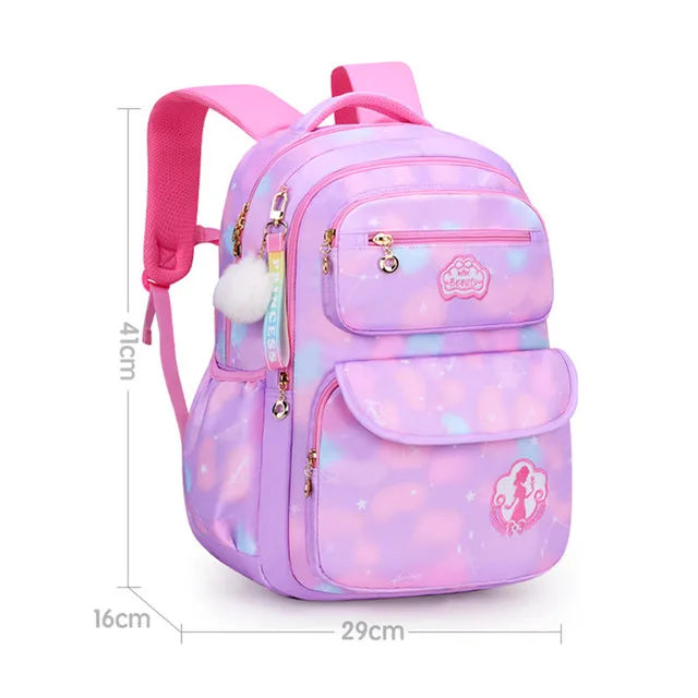 Zaino Scuola Ragazze Impermeabile - Cartella Mochila con Stampa Moda per Adolescenti