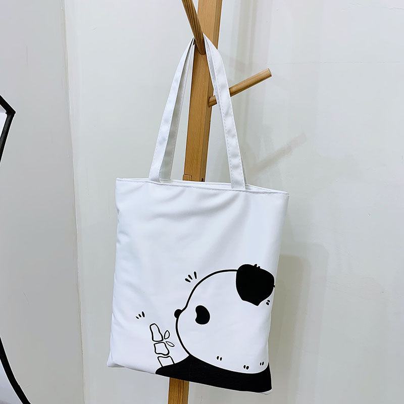 Student Commuter Shoulder Casual Tote Bag For Class