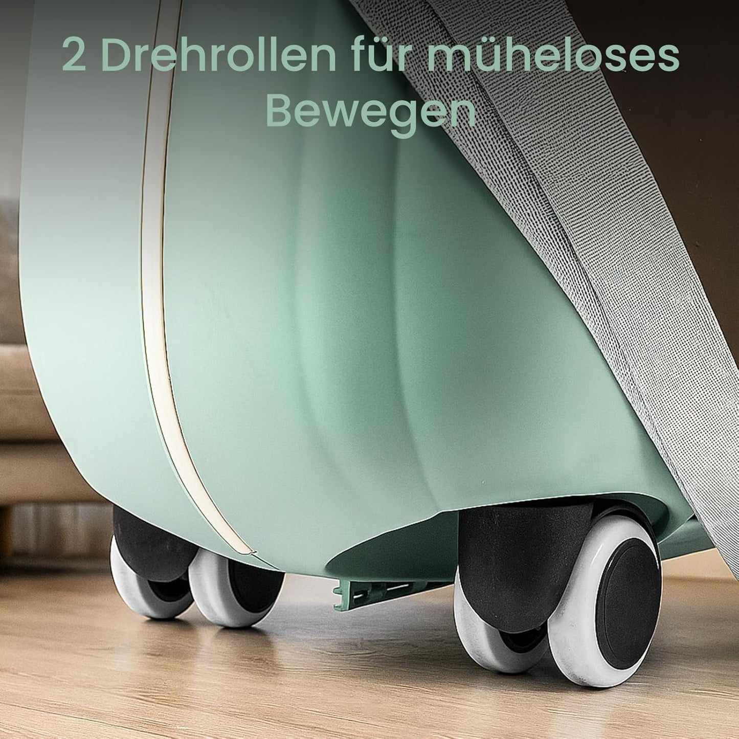 Trolley Bagaglio a Mano 16 Pollici Rigido con Ruote Girevoli - Valigia da Cabina