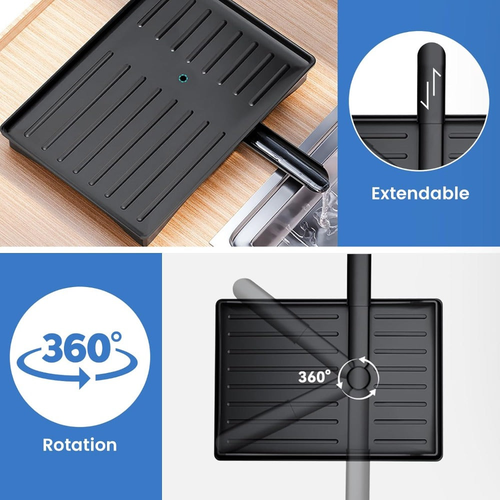 3-Tier 2-tier Kitchen Dish Rack Dish Drying Rack Drainboard Set Rust-Proof Dish Drainer with Utensil Holder Dinnerware Storage