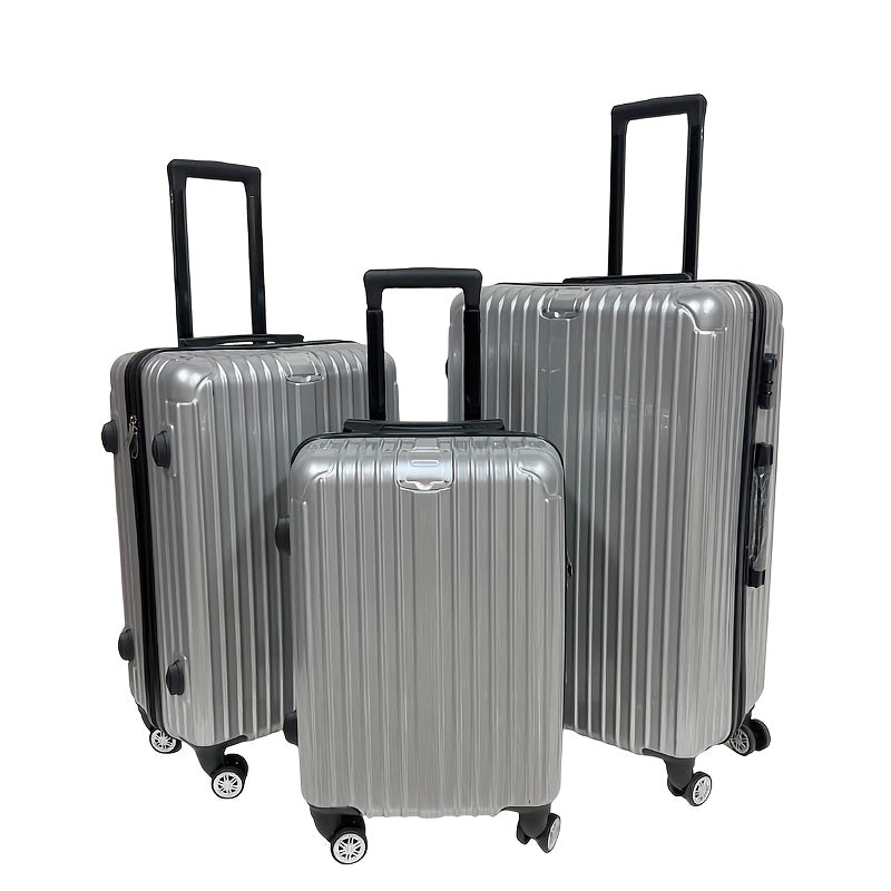 Set Valigie YSTYLE 3 Pezzi - Trolley ABS Antigraffio con Ruote Silenziose 360°