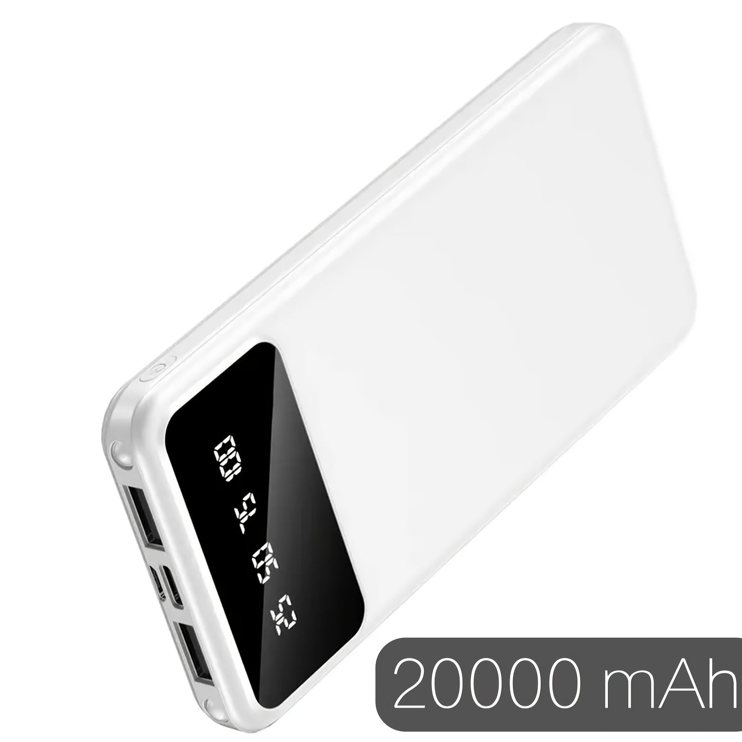 Power Bank 20000mAh HXEternal con Display LED Digitale - Caricabatterie Portatile Dual USB Type-C per iOS e Android