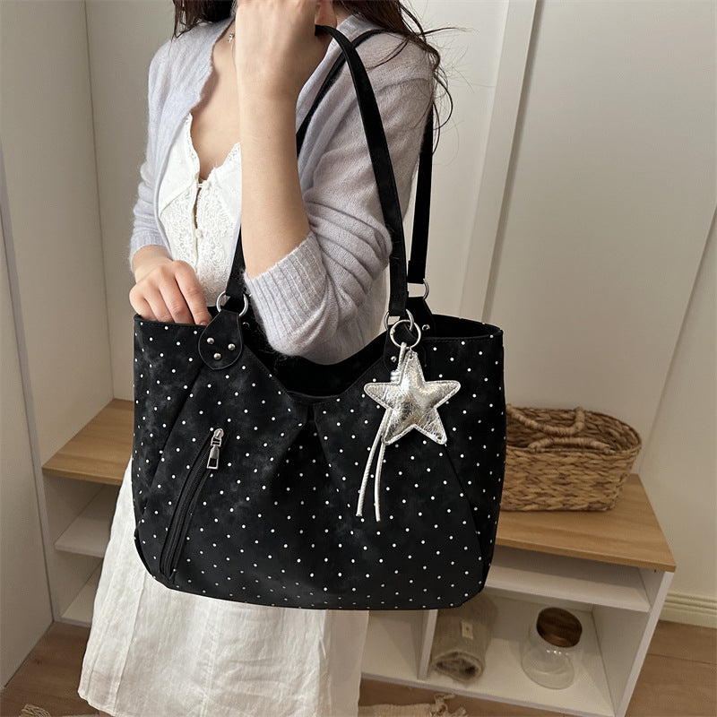 Large-capacity Shoulder And Tote Commuter Casual Bag