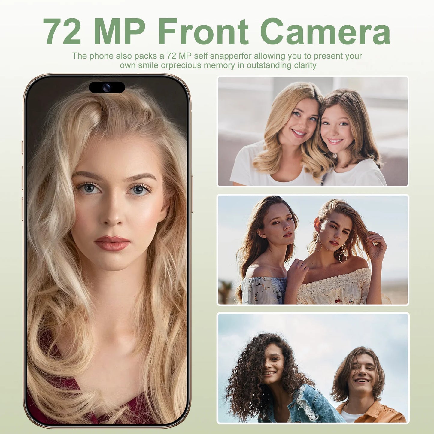 HOT Brand New For i17 Pro Max Smartphone 5G 7.0HD 22G 2TB Dual Card Dual Android 15 Cell Phone Unlocked Mobile Phones 8000mAh