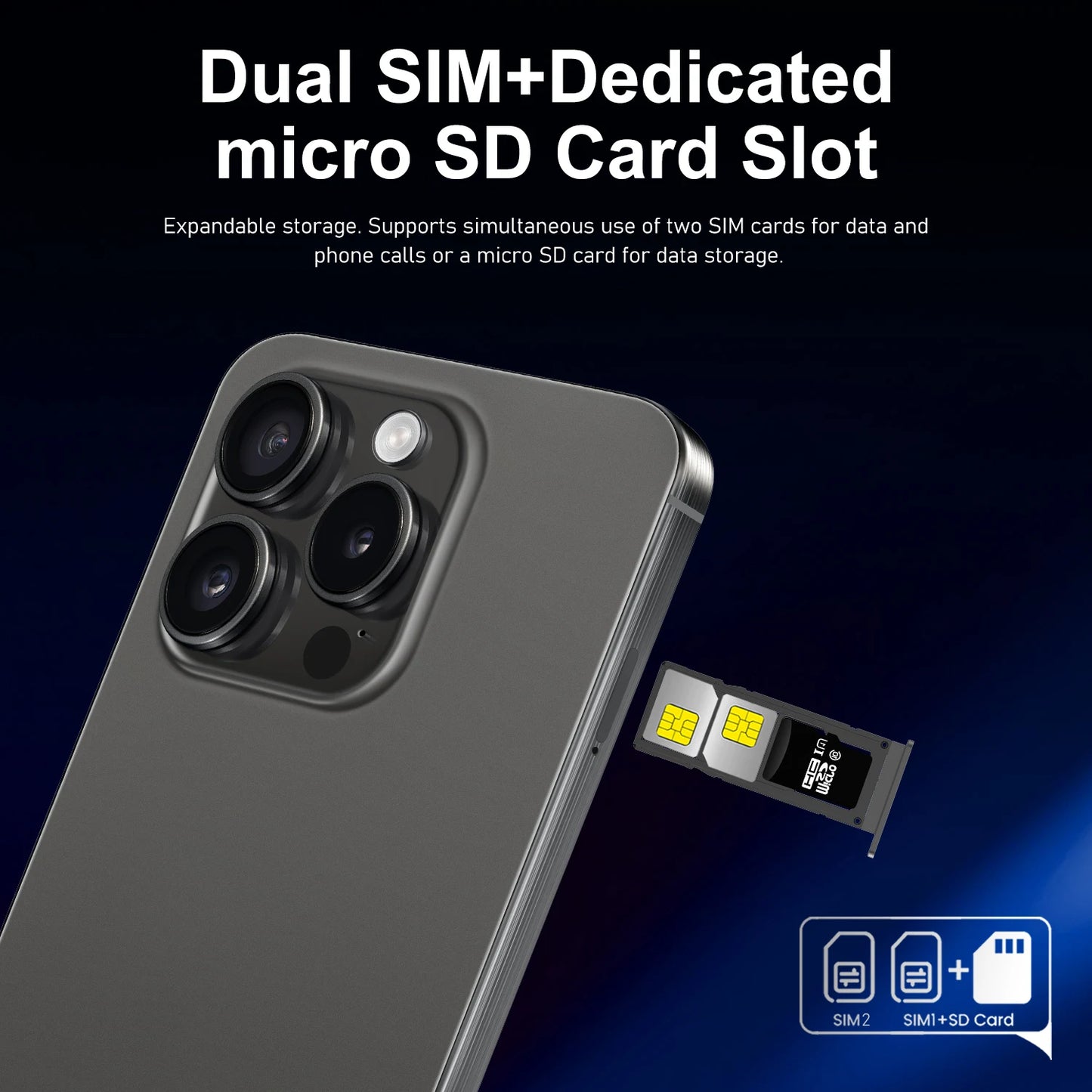 New XS16 Pro HOT 2026 Hot High Quality 7.3inch Global Edition Smart Dual Card 6800mAh Battery Facial Recognition Function