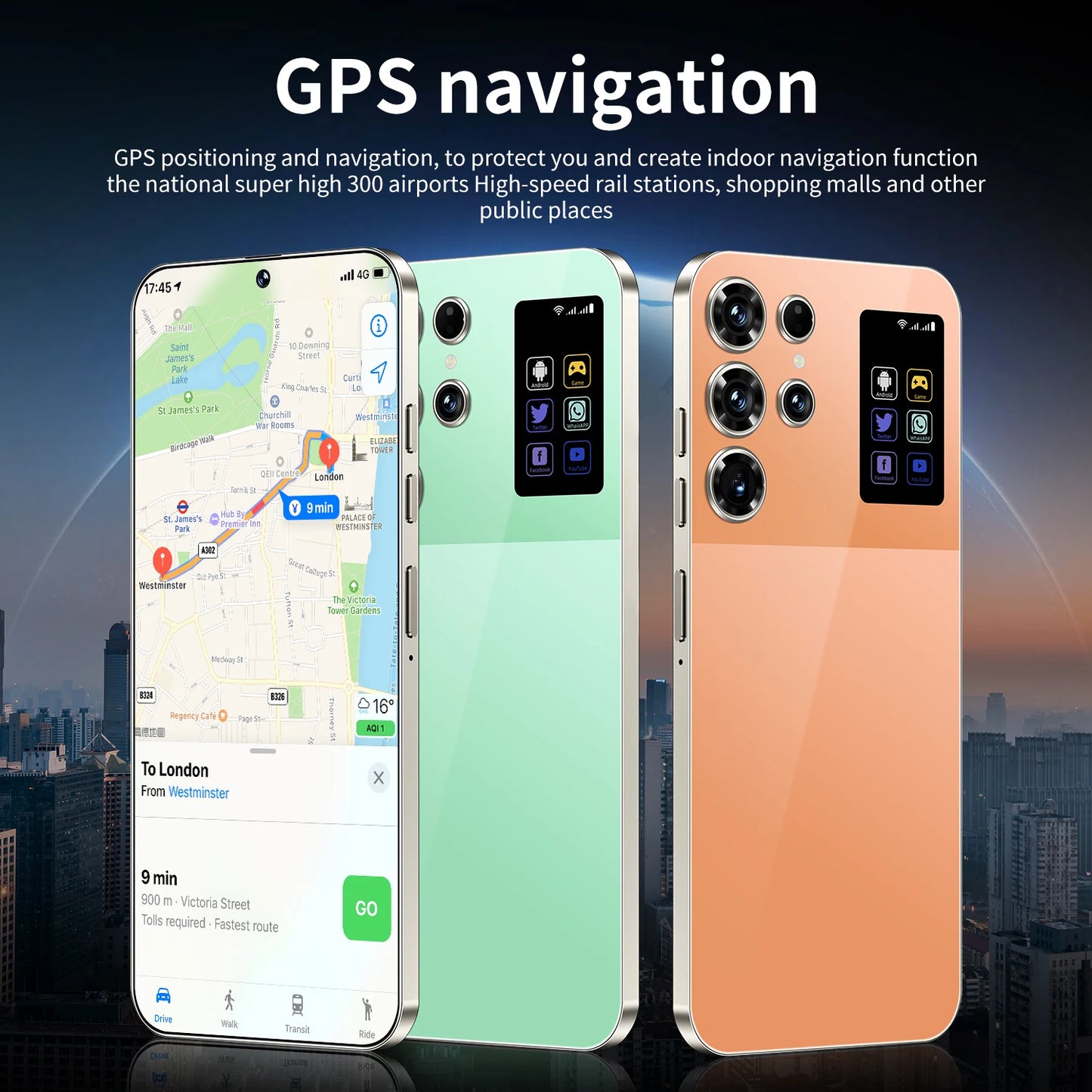 Smartphone S26 Ultra 7.0" HD - 48MP+72MP - 16GB RAM 1TB ROM - 7000mAh - 5G Android 14