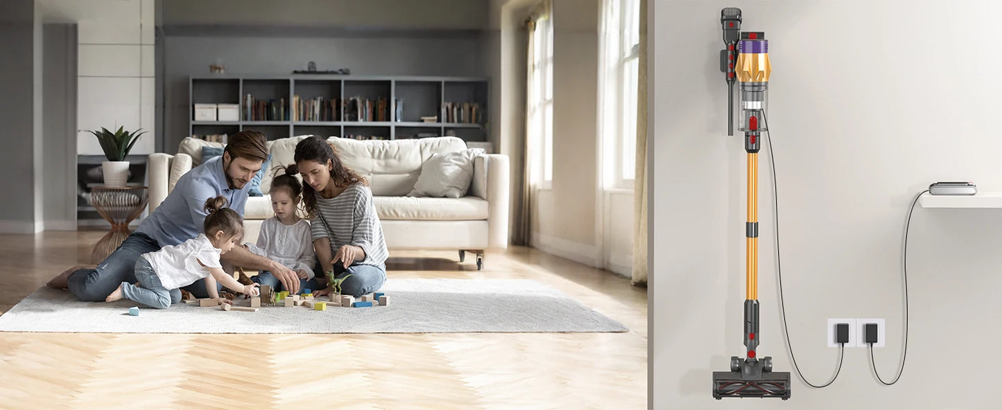 550W 45kPA Cordless Handheld Vacuum Cleaner Touch Screen Smart Dust Sensor Auto Speed Control for Pet Hair Home Carpet Clean