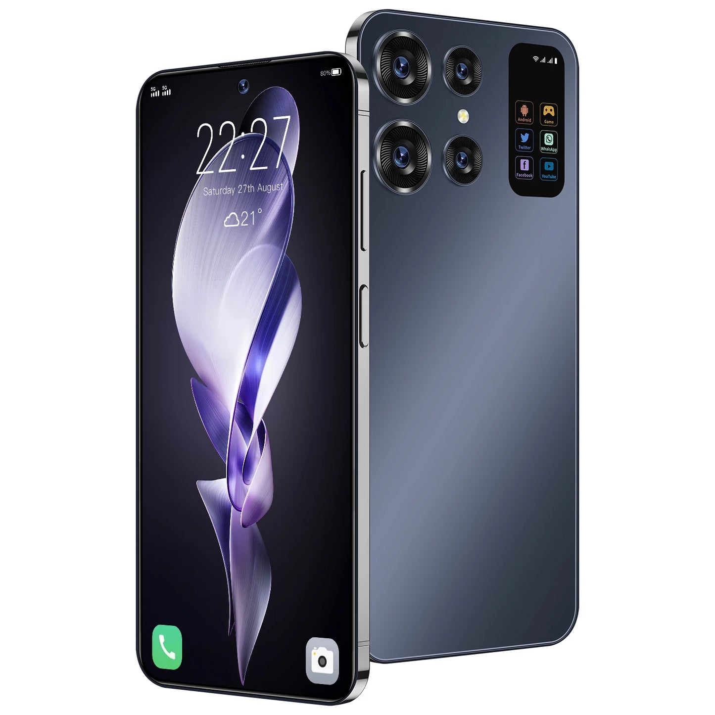 Versione globale S26 Ultra 7.0HD 48MP + 72MP Cellulari 22G + 2T Smartphone originale Dual SIM Android 14 7000mAh 5G Telefono