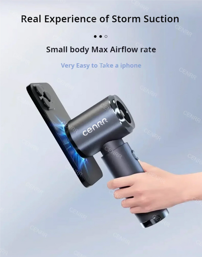 Mini Aspirapolvere per Auto Senza Fili 210000PA – Aspiratore Portatile Potente con Filtro HEPA