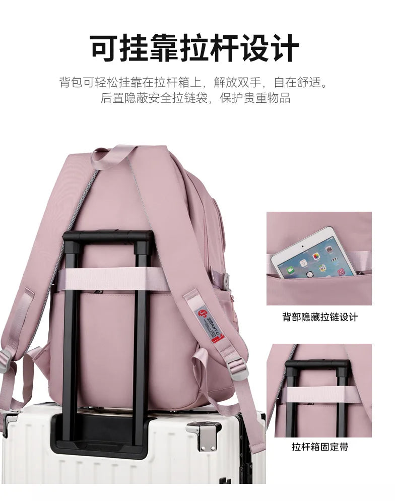 Zaino Impermeabile Scuola Ragazze - Borsa Viaggio Bambini Adolescenti