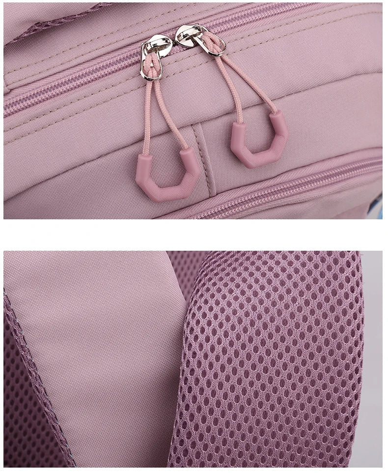 Zaino Scuola Ragazze Impermeabile - Cartella Mochila con Stampa Moda per Adolescenti