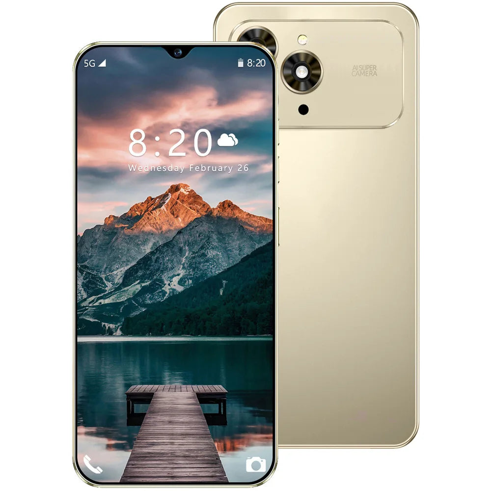 HOT Brand New For i17 Pro Max Smartphone 5G 7.0HD 22G 2TB Dual Card Dual Android 15 Cell Phone Unlocked Mobile Phones 8000mAh