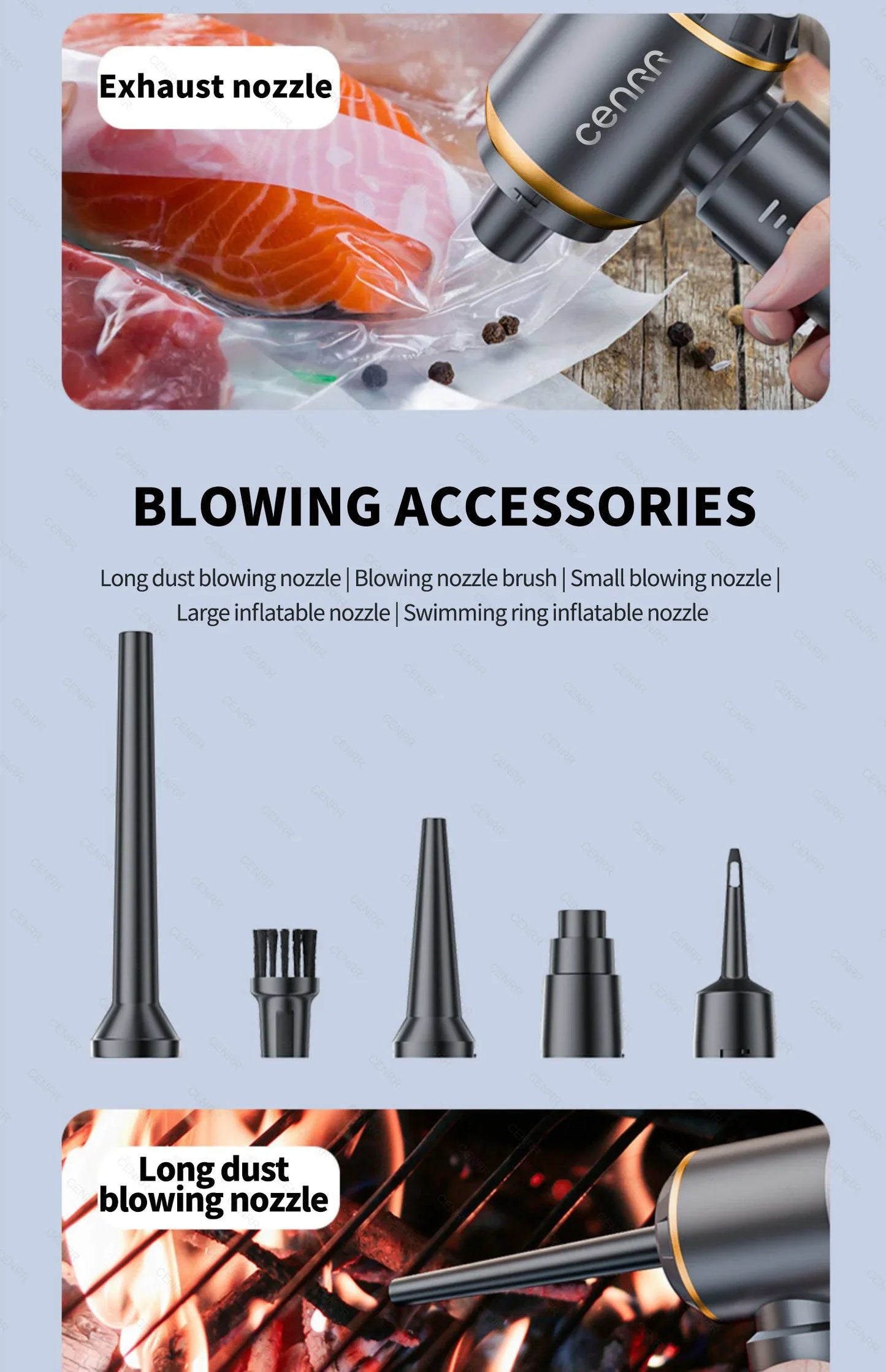 Mini Aspirapolvere Portatile Cordless per Auto e Casa – Potente, Senza Fili, con Filtro HEPA