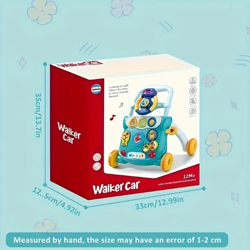 Sicurezza antiribaltamento del girello: giocattolo multifunzionale per l'educazione precoce, promuove lo sviluppo della cammina dei bambini, spinta durevole h