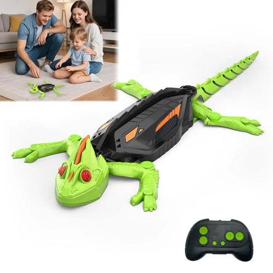Electric Remote Control Wall Climbing Toy Intelligent Charging Wall Climbing Gecko Simulated Animal Model Boy Toy Christmas Gift