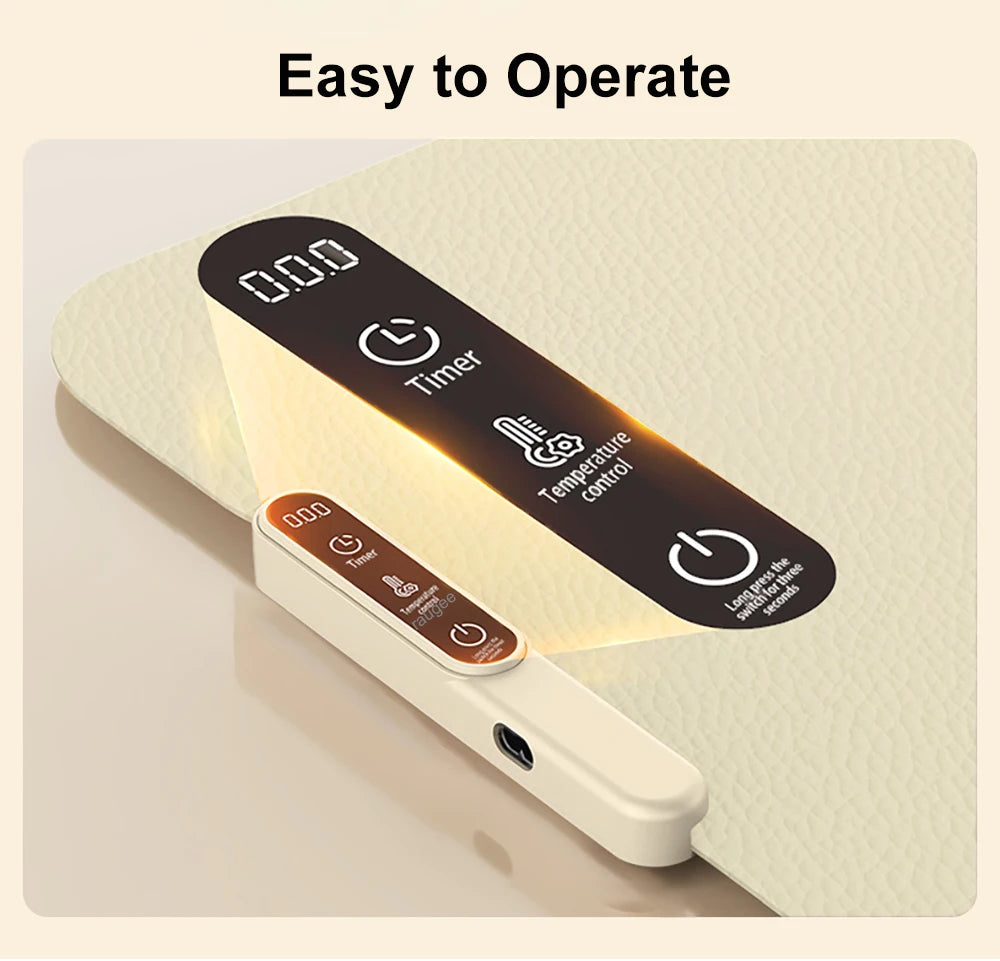 Piastra Riscaldante Elettrica Pieghevole - Scaldavivande Rapido in Silicone