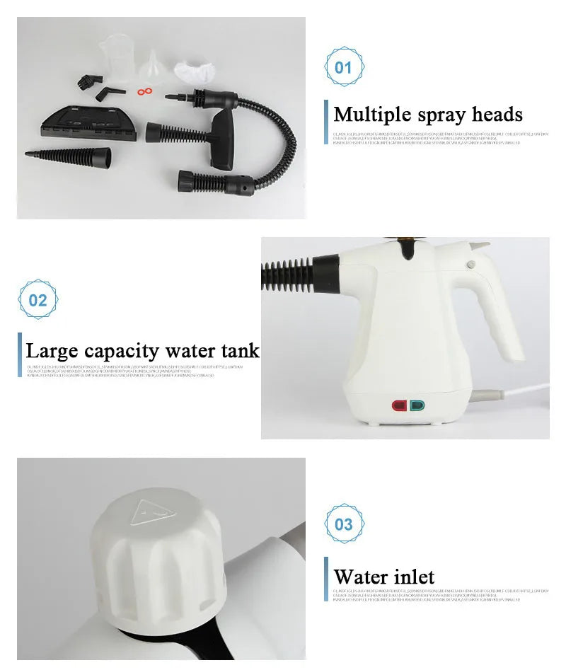 Handheld High Temperature Disinfection Steam Cleaner Air-conditioning Kitchen Range Hood Steam Cleaning Machine Cleaning Tools