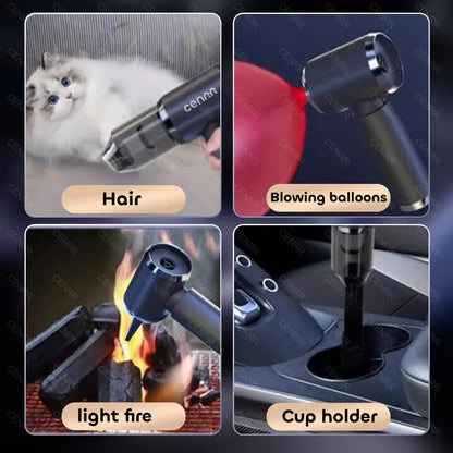 Mini Aspirapolvere per Auto Senza Fili 210000PA – Aspiratore Portatile Potente con Filtro HEPA