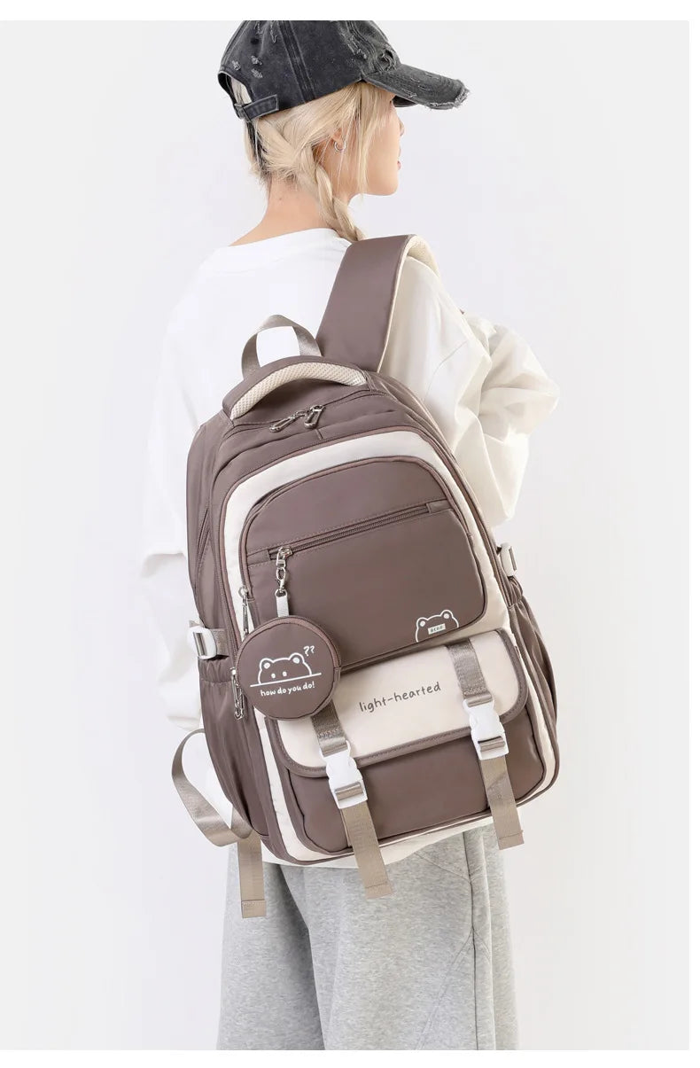 Zaino Impermeabile Scuola Ragazze - Borsa Viaggio Bambini Adolescenti