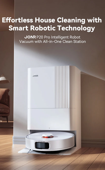 JONR P20 Pro Robot Vacuum Cleaner - 8000Pa Mop and Vacuum with Self-Cleaning Station
