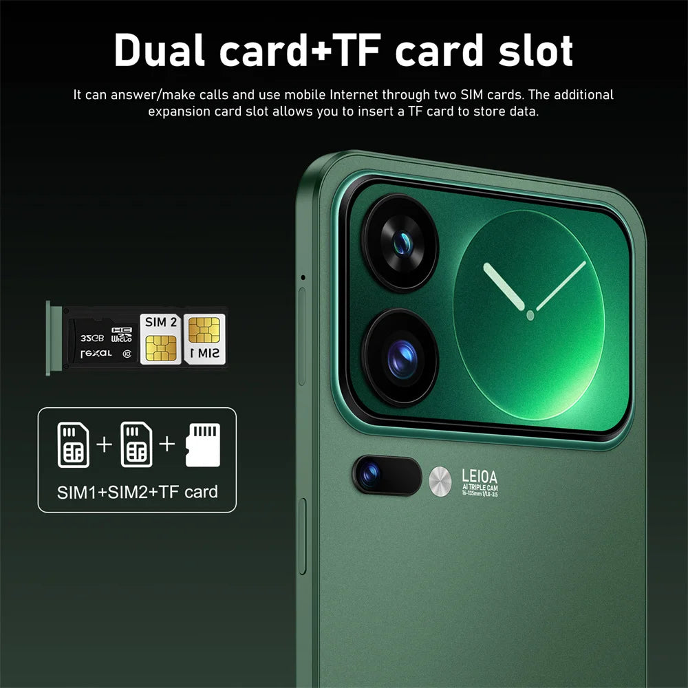 Cover Silicone Antiurto per Smartphone 5G – Display 7.3" HD, Protezione Totale