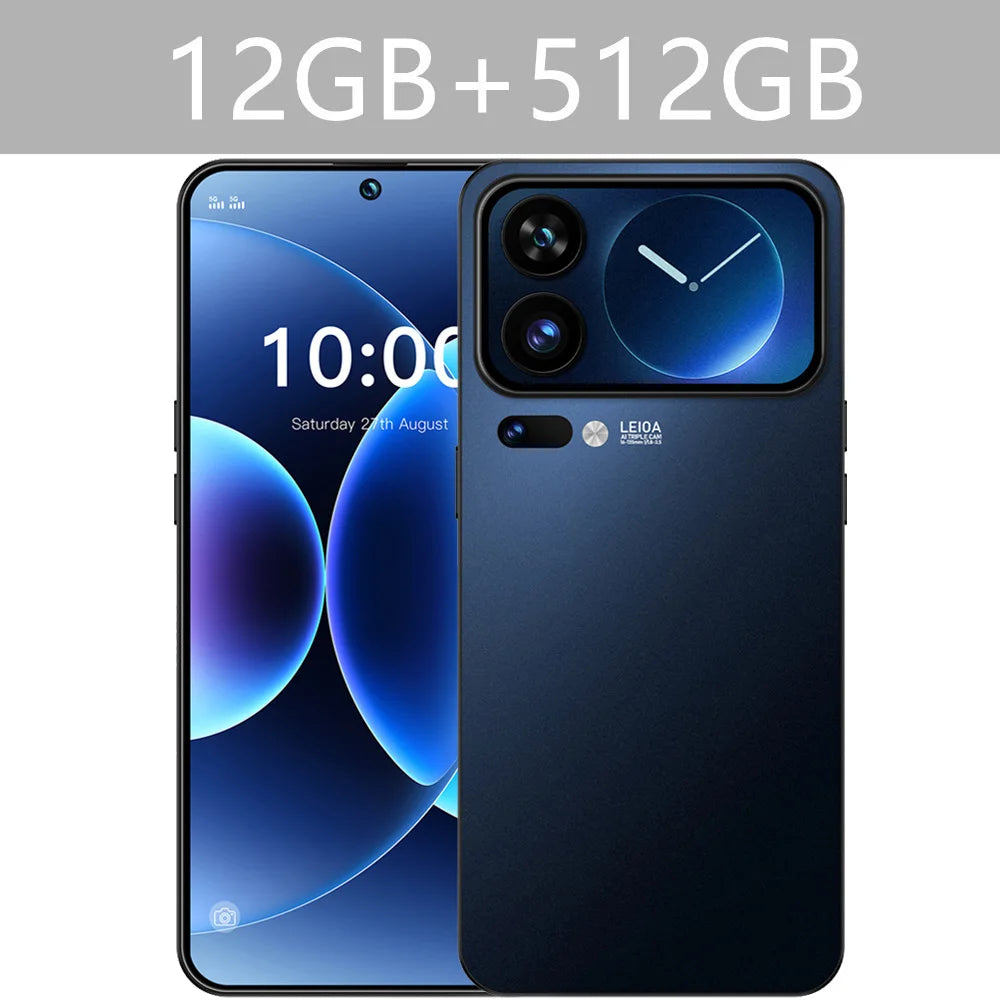 MI17 Pro Max 5G – Batteria 7800mAh, Dual SIM, Versione Global 2026