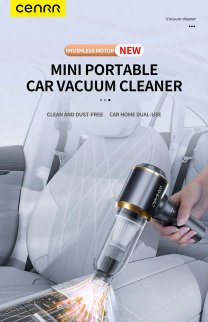 Mini Aspirapolvere Portatile Cordless per Auto e Casa – Potente, Senza Fili, con Filtro HEPA