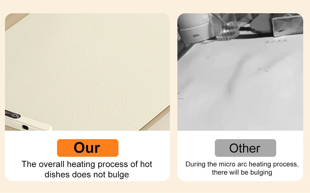 Piastra Riscaldante Elettrica Pieghevole - Scaldavivande Rapido in Silicone