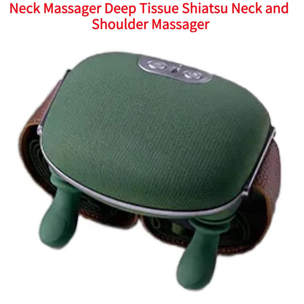 Collo Spalla Massaggiatore Tessuti profondi Shiatsu Schiena Macchina per massaggio cervicale Bionico Elettrico Riscaldato Alleviare l'affaticamento Rilassa i muscoli
