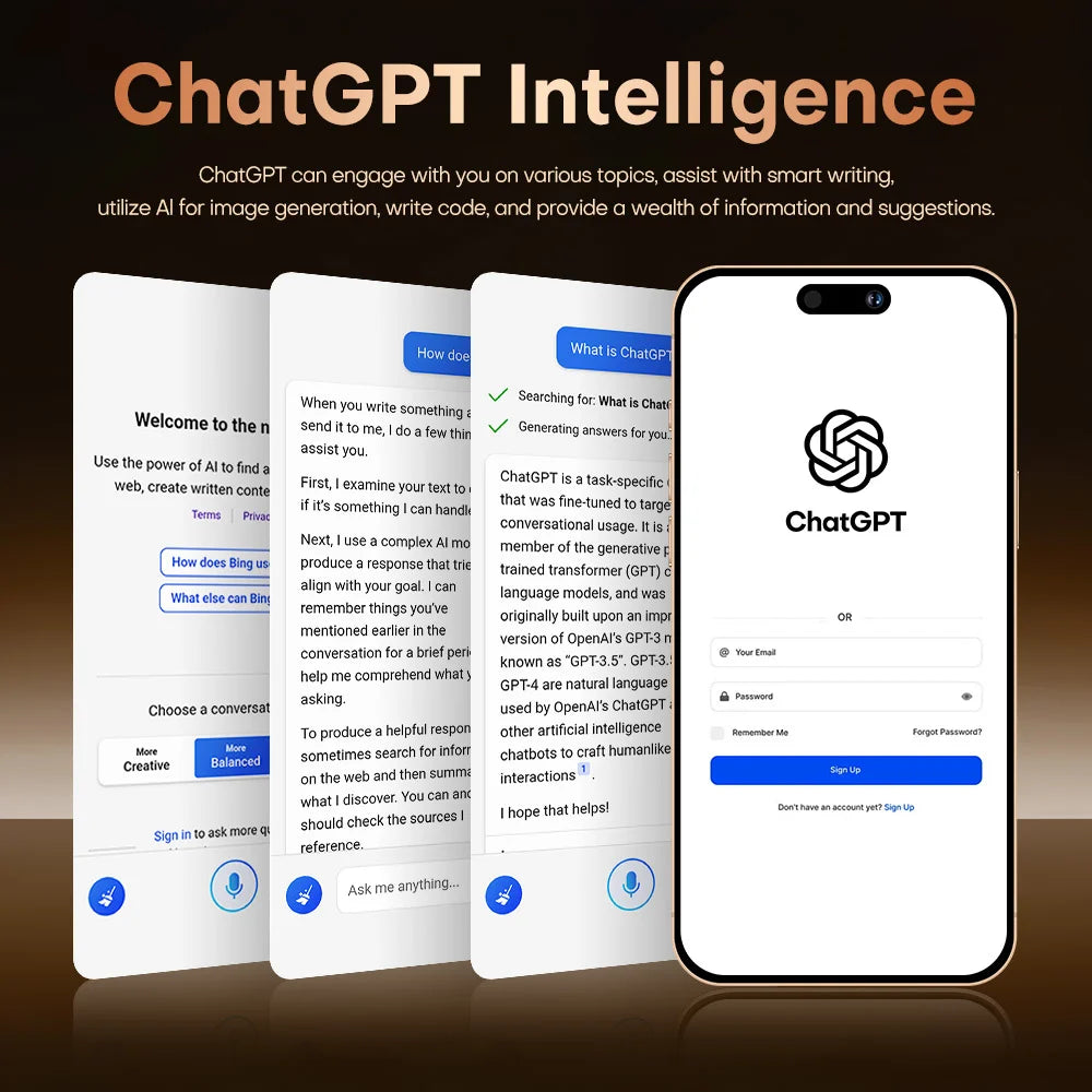 Hot New POTEZIONE For 17 Pro Max Smartphone 5G 7.3HD 22G +2TB Android Dual Card Dual 8000mAh Cell Phone Unlocked Mobile Phones Global