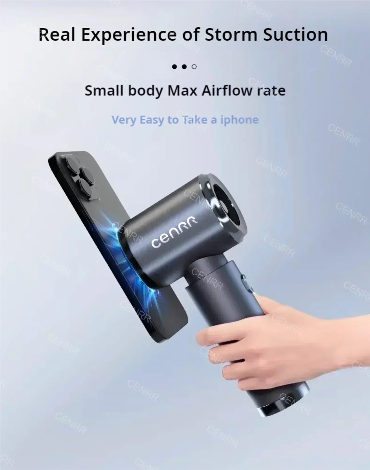 Mini Aspirapolvere per Auto Portatile Senza Fili 210000PA – Potente Aspiratore Cordless con Filtro HEPA