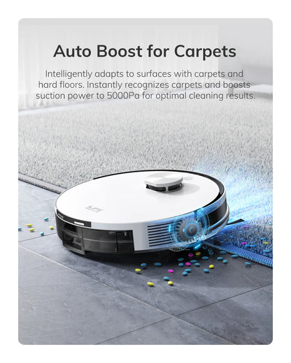 ILIFE A30 PRO 5000Pa Suction, Robot Vacuum and Mop Combo, Self emptying, 60 day capacity, App/remote, 180 minute running time