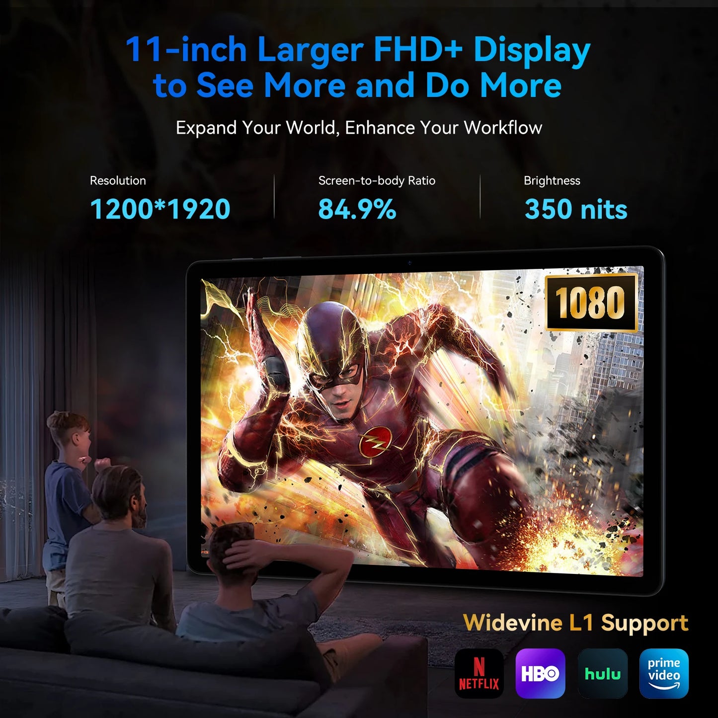 Tablet Android 15 da 11 Pollici con Tastiera e Mouse - 24GB RAM, 128GB ROM, Gemini AI