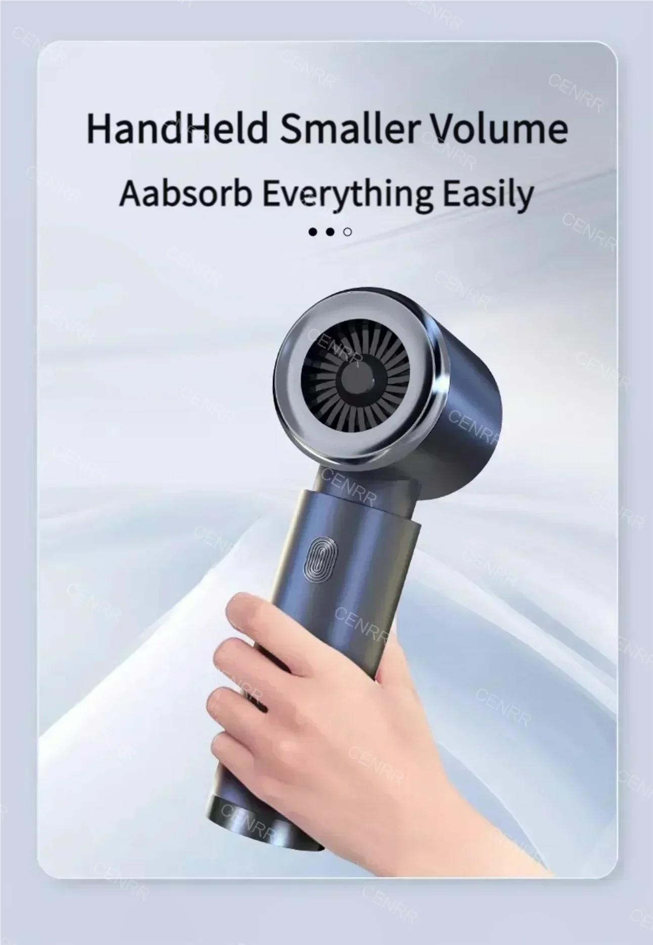 Mini Aspirapolvere per Auto Portatile Senza Fili 210000PA – Potente Aspiratore Cordless con Filtro HEPA