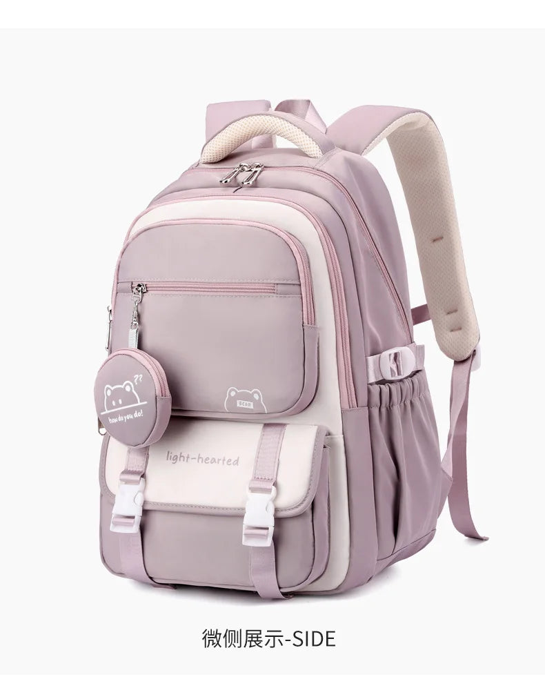 Zaino Impermeabile Scuola Ragazze - Borsa Viaggio Bambini Adolescenti