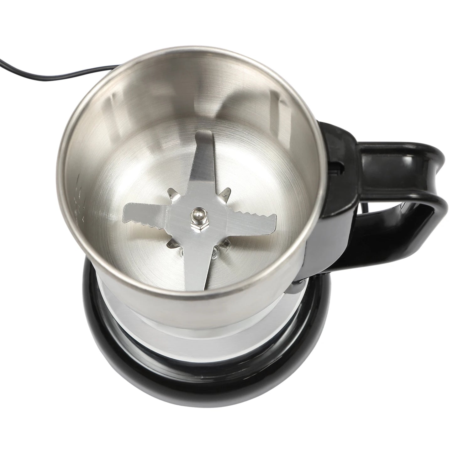 Macinacaffè Elettrico 300W, Macina Cereali e Spezie da 500ml con Cucchiaio e Spazzola, Base Antiscivolo per Casa e Snack Bar