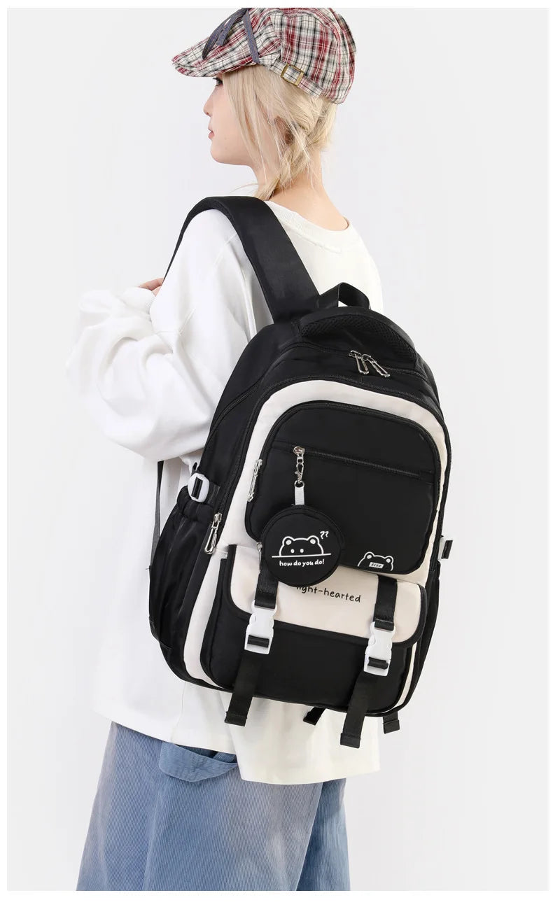 Zaino Impermeabile Scuola Ragazze - Borsa Viaggio Bambini Adolescenti