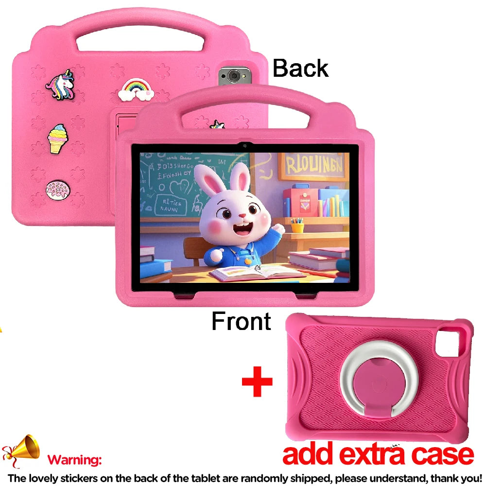 10.1 Inch Kid Tablet Android 3GB RAM 64GB ROM 4G WiFi 4000MAH Battery Dual Camera Children's Gift Kids Software Toys Tablets