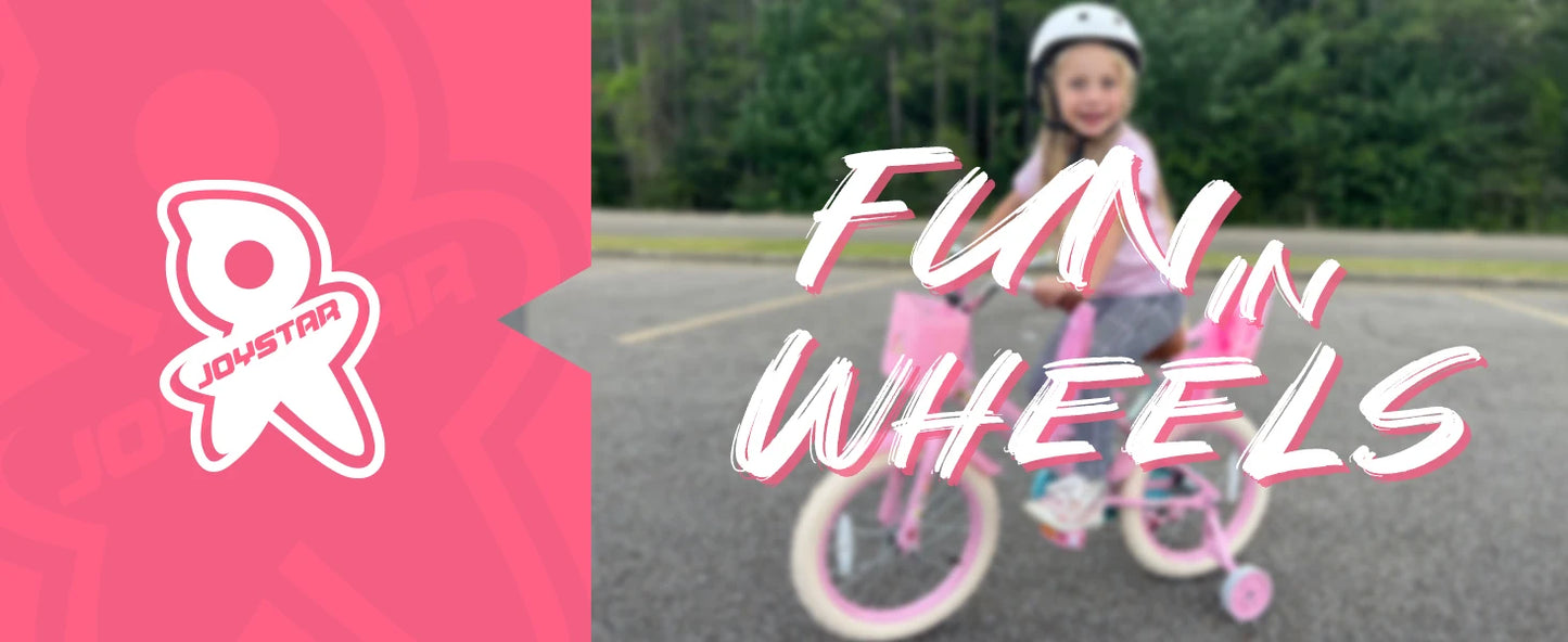 JOYSTAR Little Daisy Kids Bike for Girls Ages 2-7 Years,  Bikes with Doll Bike Seat & Streamers,baby walker