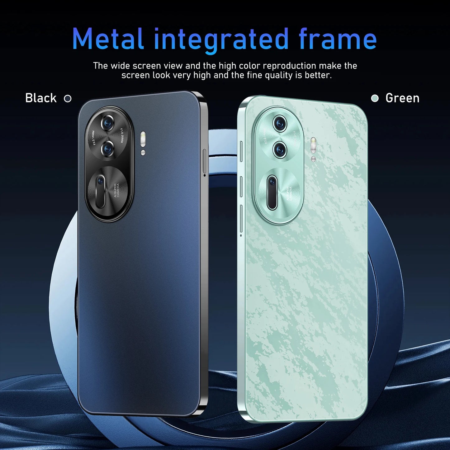 HOT Reno11 Pro Original NEW 6.8HD Global Edition 2025 Android 14 Smart Dual Card 6800mAh Battery Facial Recognition Function