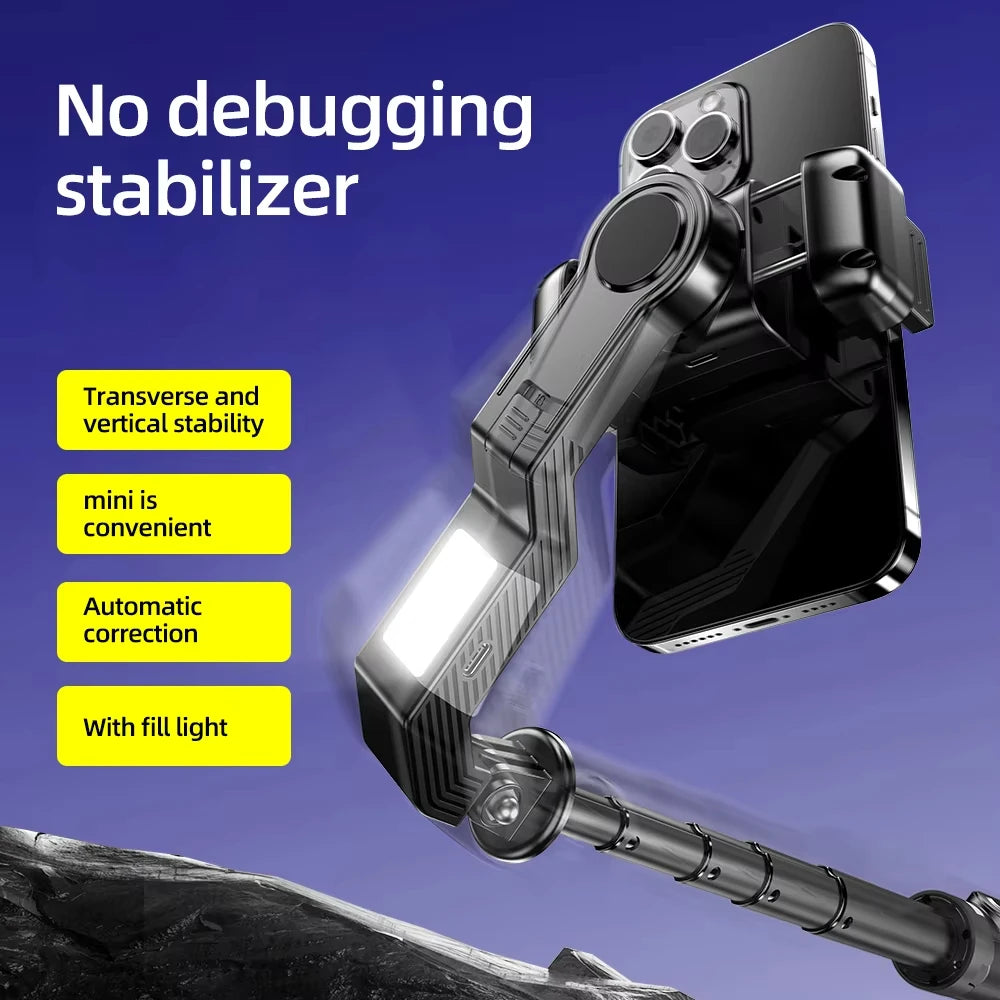 Handheld Gimbal Stabilizer Smartphone Camera Stabilizer Selfie Stick Tripod Stand Wireless Remote for IPhone Android