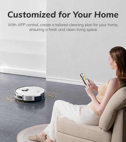 ILIFE A30 PRO 5000Pa Suction, Robot Vacuum and Mop Combo, Self emptying, 60 day capacity, App/remote, 180 minute running time