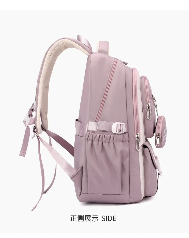 Zaino Impermeabile Scuola Ragazze - Borsa Viaggio Bambini Adolescenti