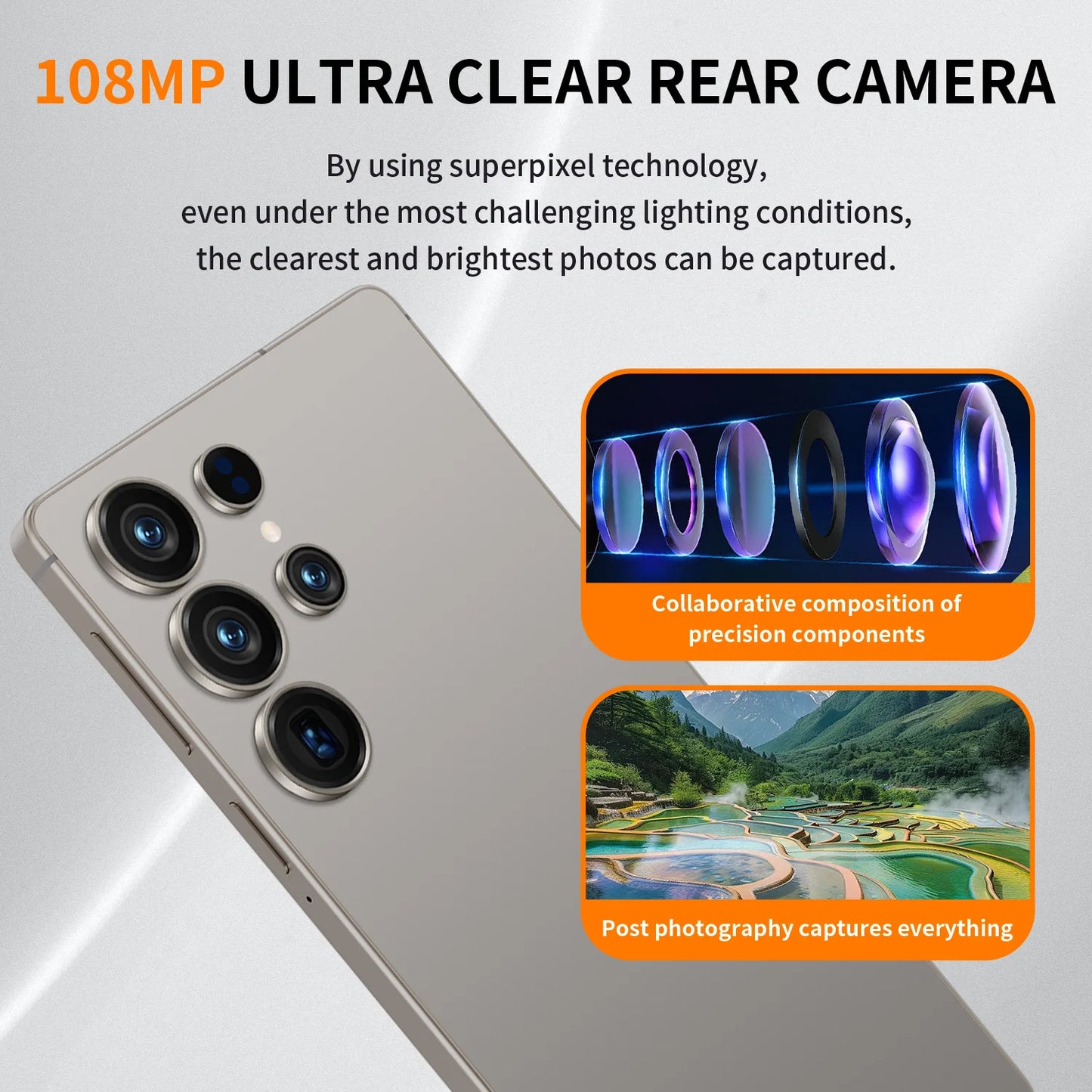 HOT 2026 NEW Pad S26 ultra Tablet PC 7.3 inch HD 4K Android 15 22GB+2TB 8000mAh Battery 4G 5G Dual Sim Card WiFi GPS Google Tab