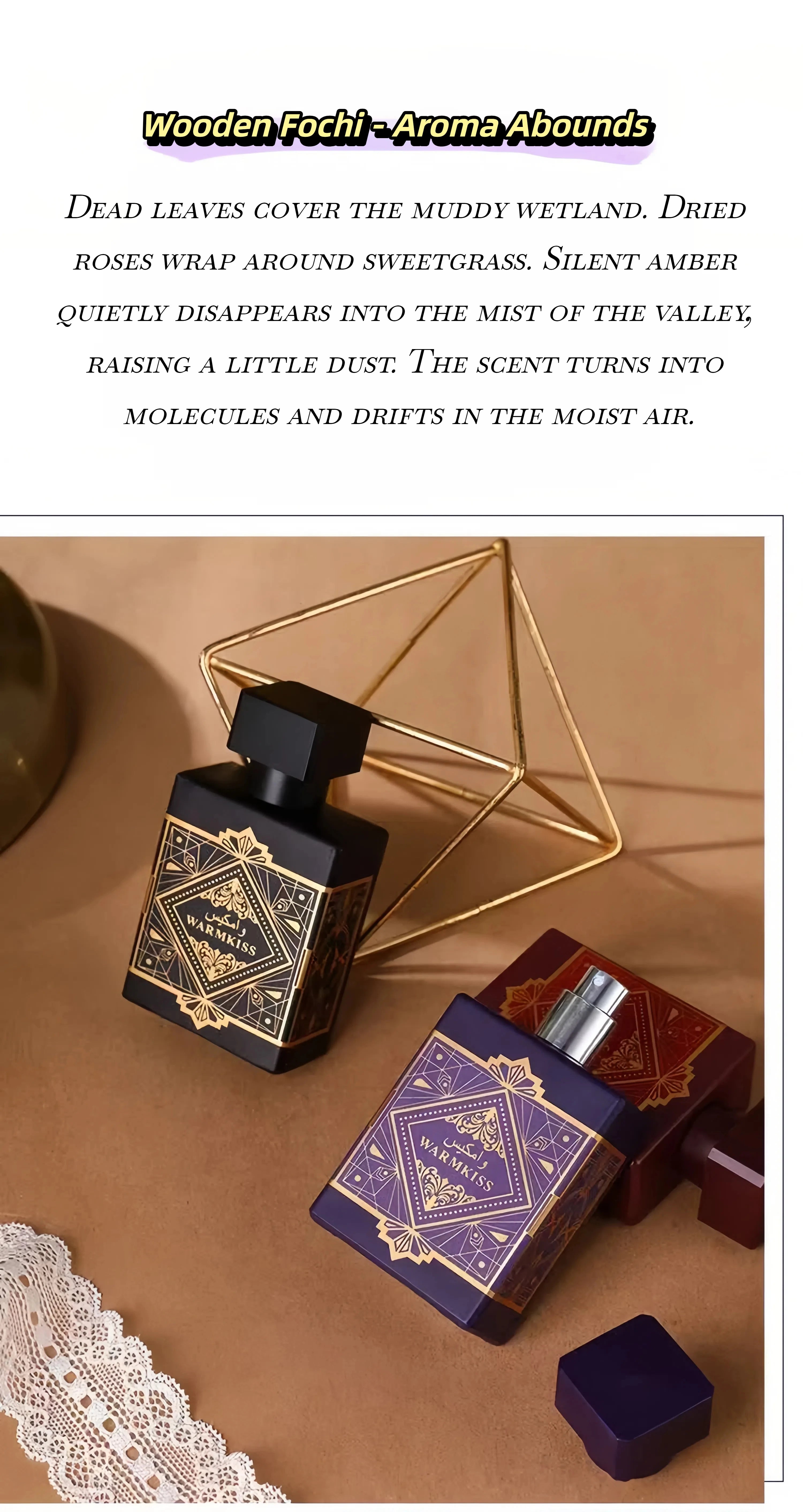 Profumo Oud Orientale 50ml – Fragranza Legnosa Uomo Donna Lunga Durata