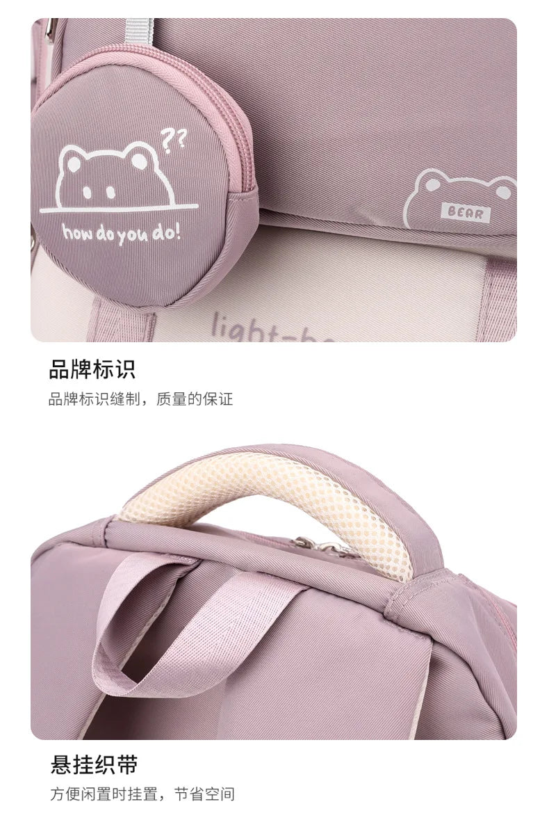 Zaino Impermeabile Scuola Ragazze - Borsa Viaggio Bambini Adolescenti