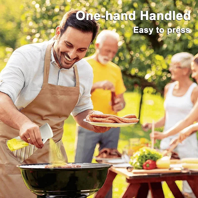 Spray Olio d'Oliva Premium - Dispenser Nebulizzatore 300ml per Cucina, BBQ e Campeggio