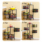 Tier Rotating Storage Shelves Rack Fruit and Vegetable Storage Baskets Removable Basket Shelf Organizer For Kitchen