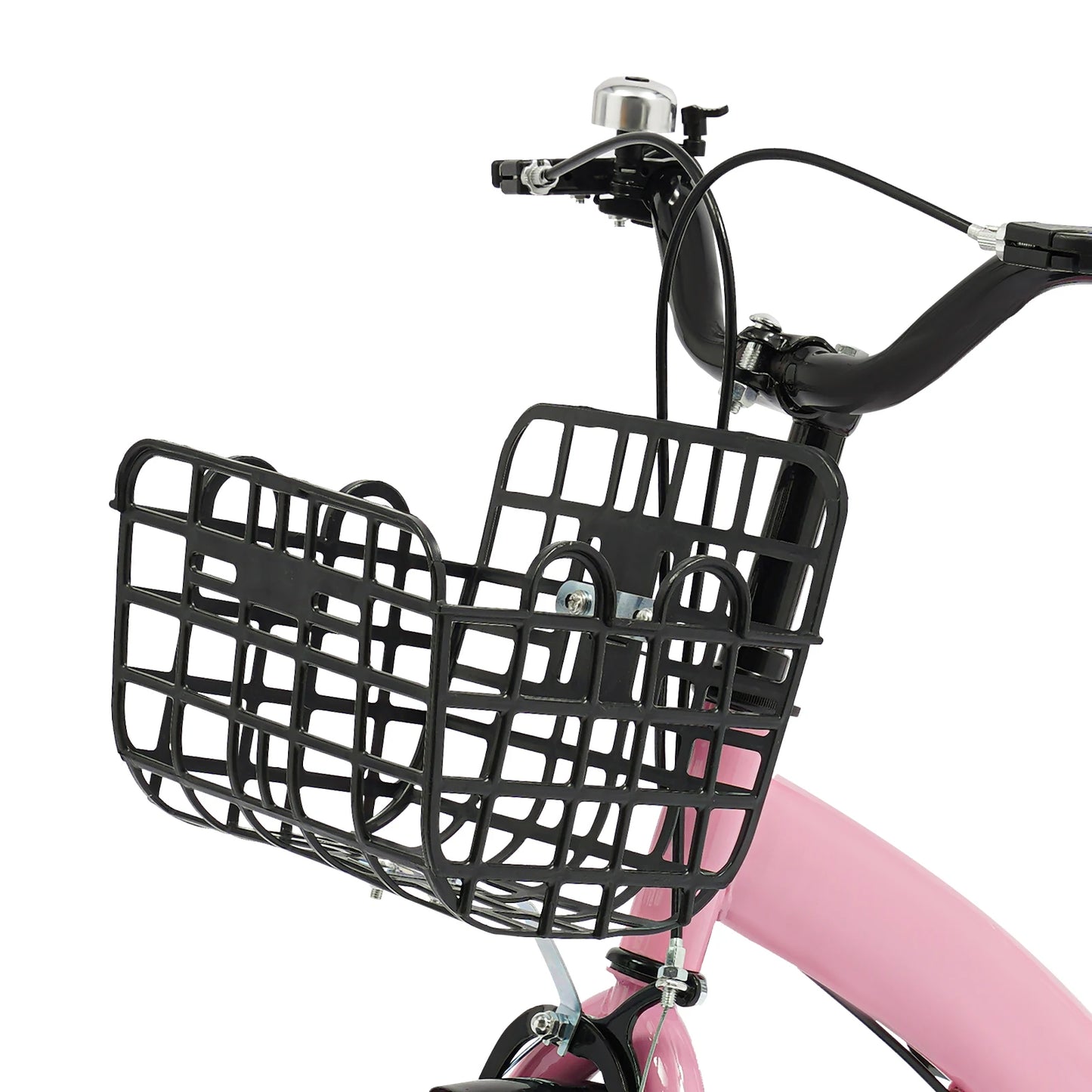 12 Inches Children's Bicycle with Training Wheels, Bottle Holder, Basket| Blue/Red/Pink Kids Bike for 2-5 Years